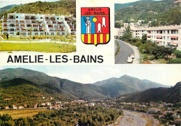 66 - Amélie Les Bains - Multivues - Blasons - Immeubles - CPM - Voir Scans Recto-Verso - Andere & Zonder Classificatie