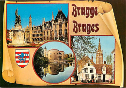 Belgique - Bruges - Brugge - Multivues - Blasons - Carte Neuve - CPM - Voir Scans Recto-Verso - Brugge