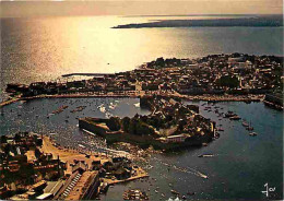 29 - Concarneau - Le Port - La Ville Close - La Ponte De Beg Meil - Vue Aérienne - Coucher De Soleil - Voir Scans Recto  - Concarneau