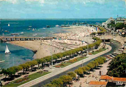 33 - Arcachon - Vue Générale De La Plage - Les Jetées - Automobiles - Bassin D'Arcachon - CPM - Voir Scans Recto-Verso - Arcachon