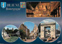 21 - Beaune - Multivues - Automobiles - Blasons - Flamme Postale - CPM - Voir Scans Recto-Verso - Beaune