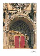 02 - Laon - La Cathédrale Notre Dame - Le Portail - Carte Neuve - CPM - Voir Scans Recto-Verso  - Laon