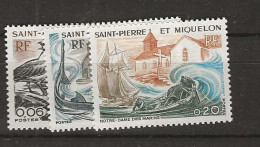 1974 MNH St. Pierre & Miquelon Michel 502-04 Postfris** - Neufs