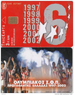 GREECE - Olympiacos C.F.P., Tirage 35000, 06/02, Used - Grèce