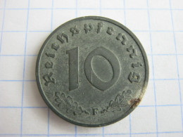 Germany 10 Reichspfennig 1943 F - 10 Reichspfennig