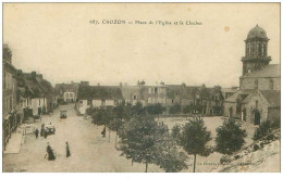 29.CROZON.n°22640.PLACE DE L'EGLISE ET LE CLOCHE - Crozon