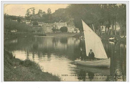 29.CHATEAULIN.L'AULNE SOUS NOTRE DAME.DECHIRURE EN BAS - Châteaulin