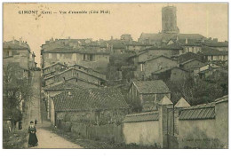 32.GIMONT.n°6647.VUE D'ENSEMBLE.COTE MIDI - Autres & Non Classés