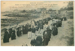 29.ROSCOFF.n°15434.PARDON DE SAINTE BARBE,STATUE MIRACULEUSE PORTEE PAR LES MARINS - Roscoff