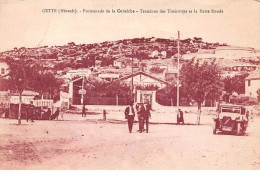 34 . N°201166  .  CETTE . PROMENADE DE LA CORNICHE , TERMINUS DES TRAMWAYS - Sete (Cette)