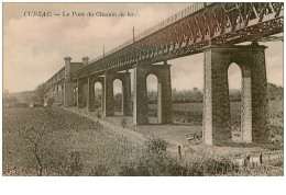 33.CUBZAC.n°20586.LE PONT DU CHEMIN DE FER - Cubzac-les-Ponts