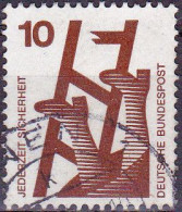 1972 - ALEMANIA - REPUBLICA FEDERAL - PREVENCION DE ACCIDENTES - YVERT 564 - Gebruikt