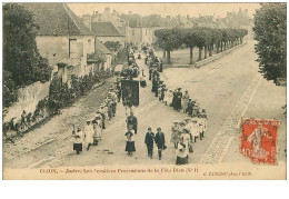 36.CLION.n°27648.LES TROIS DERNIERES PROCESSIONS DE LA FETE DIEU - Autres & Non Classés