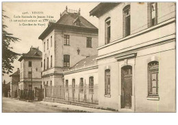 35.RENNES.n°3746.ECOLE NORMALE DE JEUNES FILLES.A CET ENDROIT EXISTAIT AU XVES LA CARRIERE DE BIAYS - Rennes