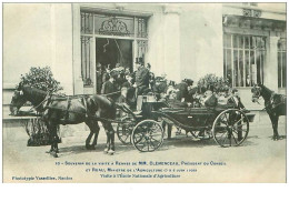 35.RENNES.n°17181.SOUVENIR DE LA VISITE A RENNES DE Mr CLEMENCEAU.VISITE A L'ECOLE NATIONALE D'AGRICULTURE - Rennes