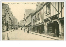 35.FOUGERES.LA RUE PINTERIE.LES PORCHES.SABOTIER GUILLARD - Fougeres