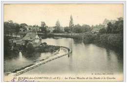 35.BOURG DES COMPTES.LE VIEUX MOULIN ET LES DENTS A LA COURBE - Autres & Non Classés