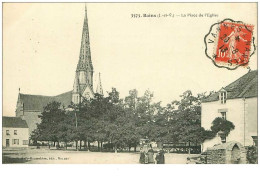 35.BAINS.n°11540.LA PLACE DE L'EGLISE - Andere & Zonder Classificatie