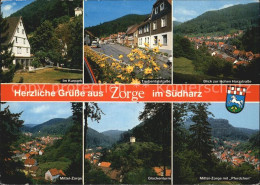 72427252 Zorge Harz Kurpark Taubentalstrasse Mittelzorge Glockenturm Pferdchen Z - Autres & Non Classés