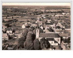 36.URCIERS.VUE GENERALE AERIENNE.CPSM. - Otros & Sin Clasificación