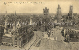 72427108 Gand Belgien La Poste Eglise St Nicolas Beffroi Et Eglise St Bavon  - Autres & Non Classés