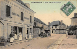 37 .n°108462 . Chenonceaux . Voiture .hotel Des Excursionnistes .cafe . - Chenonceaux