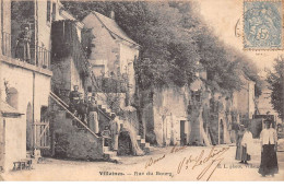 37 .n° 107138 . Villaines .rue Du Bourg .villageois . - Autres & Non Classés