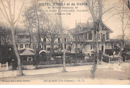 33 .n° 107097 . Arcachon .hotel Tivoli Et De Paris .pension De Famille J Gaillard Proprietaire . - Arcachon