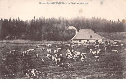 39 . N°106037 . Monts Jura .agriculture .le Betail Au Paturage . - Altri & Non Classificati