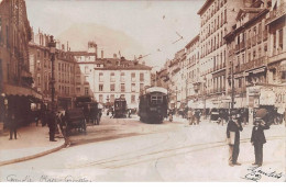 38 . N° 102970 .grenoble .carte Postale Photo .tramway .place Grenette . - Grenoble