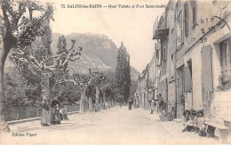 39.n°57027.salins Les Bains.quai Valette Et Fort Saint André - Sonstige & Ohne Zuordnung