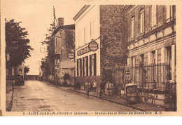 33.n°56991.saint Germain D'esteuil.grande Rue Et Hotel Du Commerce - Other & Unclassified