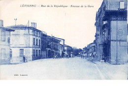 31.n°56971.lévignac.rue De La République.avenue De La Gare - Autres & Non Classés