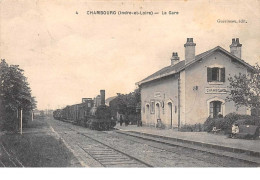 37. N°54831.chambourg.la Gare.train Locomotive - Otros & Sin Clasificación