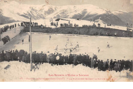 31 . N°205348. Luchon. Plateau Du Superbagnières. Jeu De Concours. Montagne. Neige. Sports D'hiver. Patinoire. Hockey - Luchon