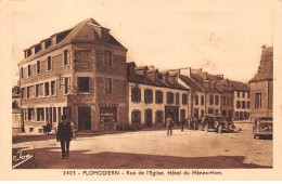 29 - Plomodiern - SAN21643 - Rue De L'Eglise - Hôtel Du Ménez-Hom - Sonstige & Ohne Zuordnung