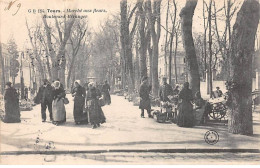 37 - TOURS - SAN24163 - Marché Aux Fleurs - Boulevard Béranger - Tours