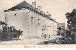 37 - N°74233 - CRISSAY - Ferme De La Davonnerie - Autres & Non Classés