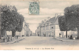 37 - N°74232 - YZEURES - La Grande Rue - Autres & Non Classés