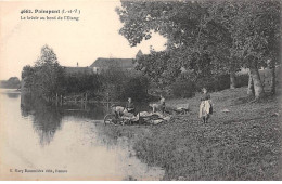 35.AM17066.Paimpont.N°4662.Le Lavoir Au Bord De L'Etang - Paimpont