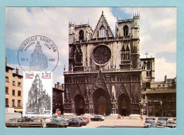 Carte Maximum 1981 - Lyon - Cathédrale Saint Jean - YT 2132 - 69 Lyon - 1980-1989