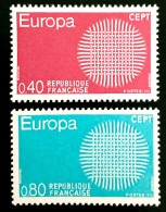 1970 FRANCE N 1637 / 1638 - EUROPA CEPT - NEUF** - Unused Stamps