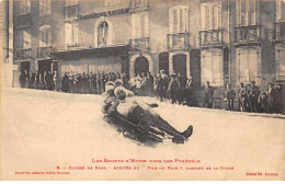 31.AM18437.Les Sports D'hiver Dans Les Pyrénées.N°2.Course De Bobs.Arrivée Du "pile Ou Face" Gagnant De La Coupe - Other & Unclassified