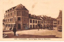 29 - PLOMODIERN - SAN34388 - Rue De L'Eglise - Hôtel Du Ménez Hom - Plomodiern