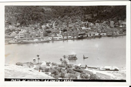 Carte Photo - PORTO DE VITORIA - E.E. SANTO - BRASIL - Vitória