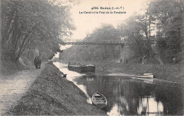 35 - REDON - SAN33142 - Le Canal Et Le Pont De La Fonderie - Péniche - Redon