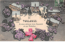 31 - TOULOUSE - SAN27841 - De Toulouse, Je Vous Adresse Mon Souvenir Et Ces Violettes - Toulouse