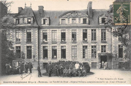 35 - RENNES - SAN39966 - La Faculté De Droit - Hôpital Militaire Complémentaire - Cour D'honneur - Gueurre 1914-15 - Rennes