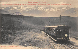 31 - LUCHON - SAN43387 - Chemin De Fer De Superbagnères - Arrivée D'un Train Au Sommet Du Plateau - Luchon