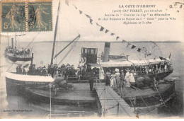 33 - LE CAP FERRET - SAN51596 - Par Arcachon - Arrivée Du "Courrier Du Cap" Au Débarcadère - En L'état - Sonstige & Ohne Zuordnung